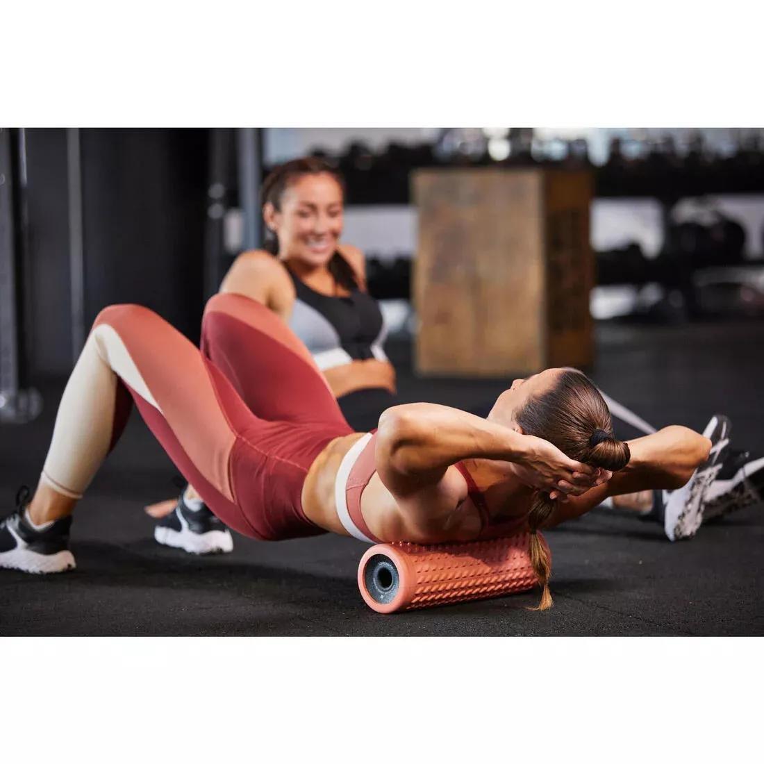 Hard Massaging Foam Roller, Pink, 5401_000, large image number 6