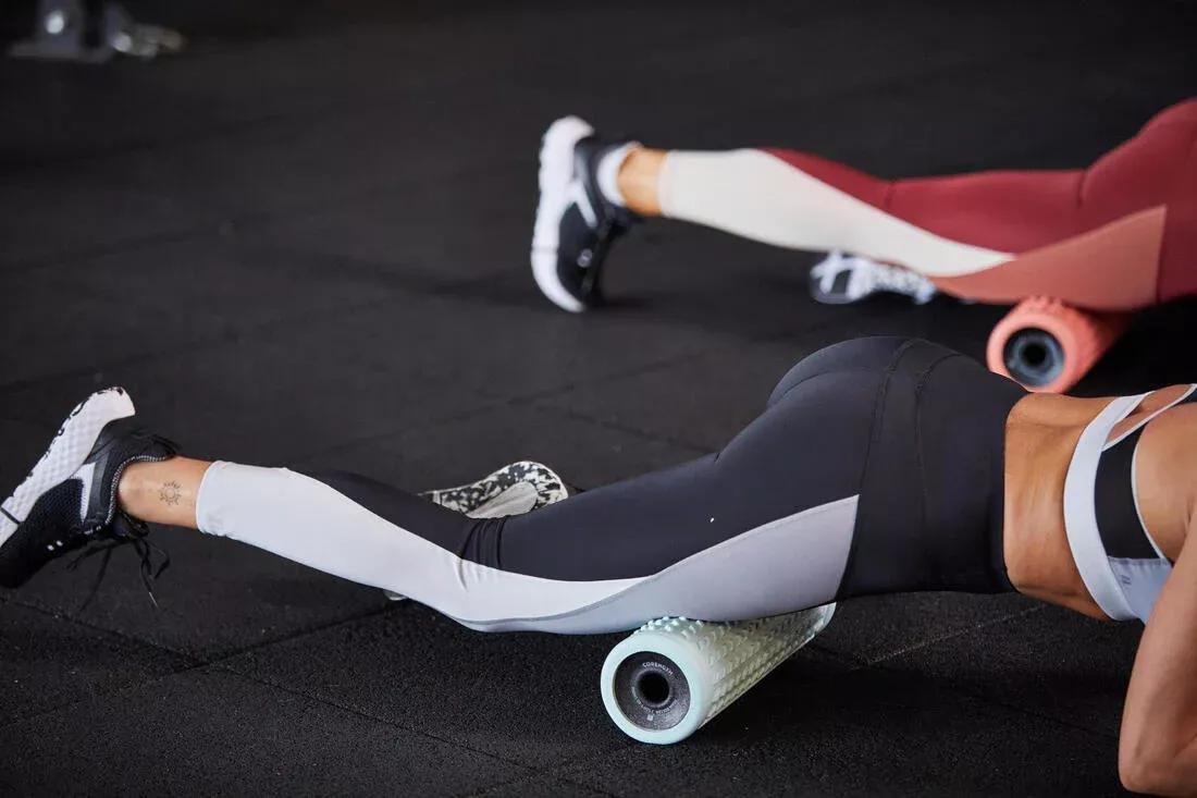 Soft Massaging Foam Roller, No Color, medium