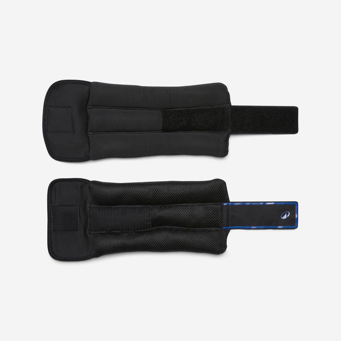 Fitness 2 X 1 Kg Wrist And Ankle Weights, Black, No Color, large image number 5