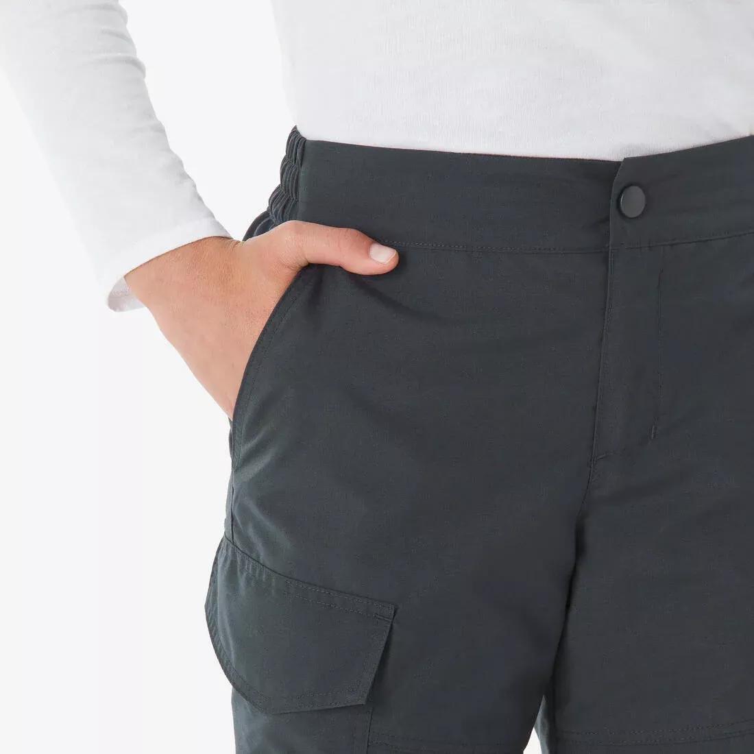 Kids Unisex Warm Trousers - NH100, Grey, No Color, large image number 5