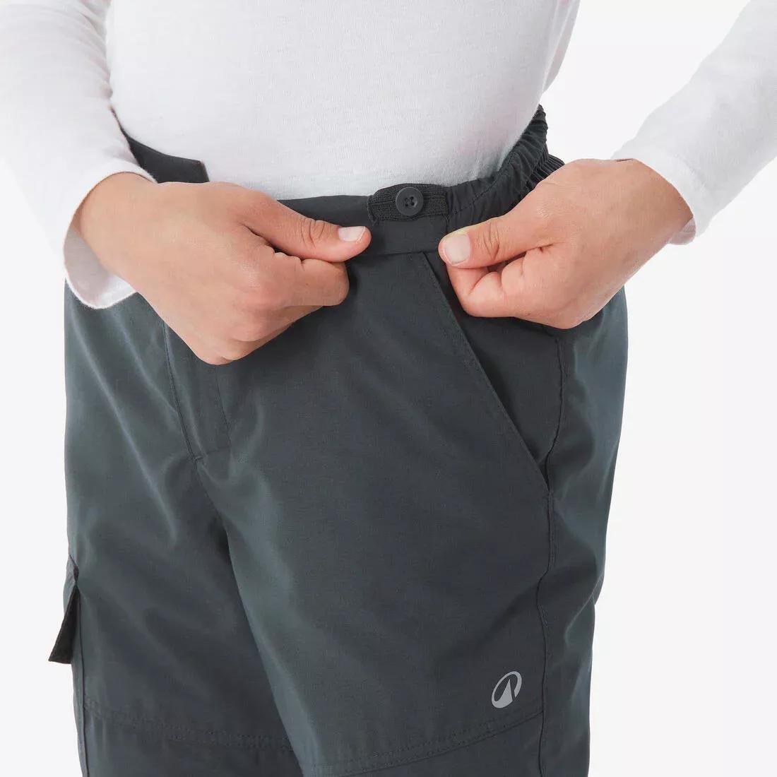 Kids Unisex Warm Trousers - NH100, Grey, No Color, large image number 7