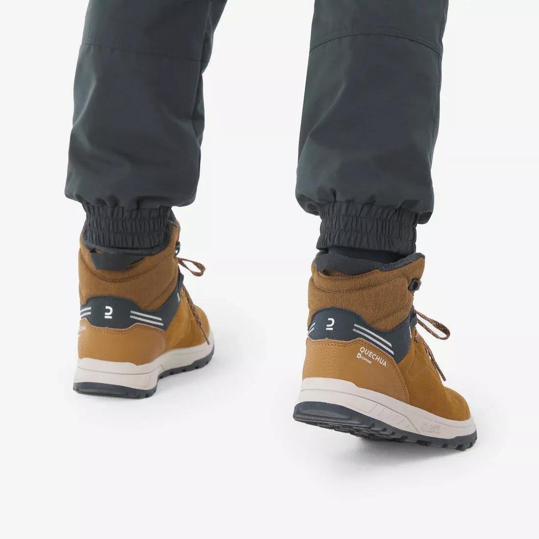 Kids Unisex Warm Trousers - NH100, Grey, No Color, large image number 8