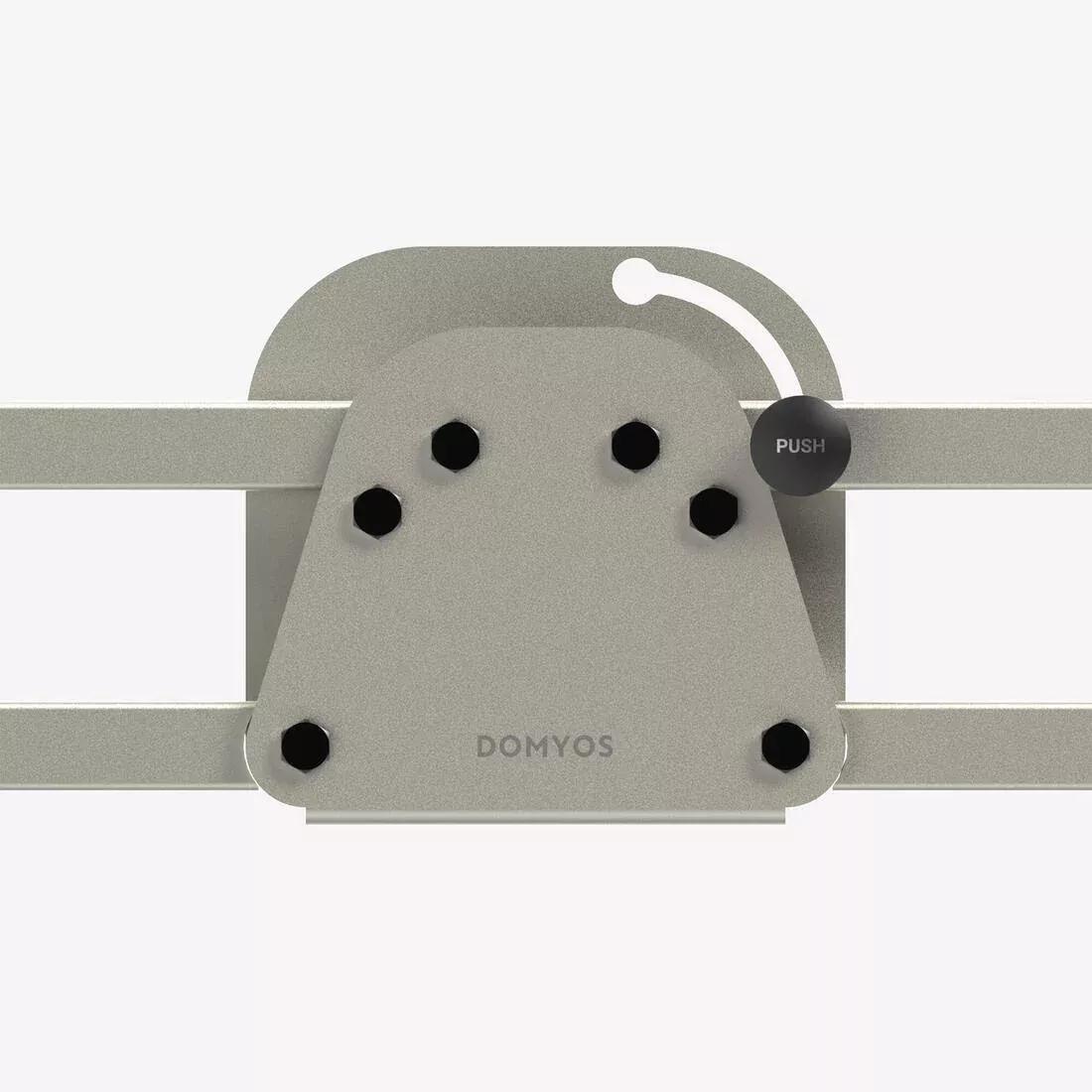 WHITE Ultra-Compact 2-Second Fold-Down Weight Training Rack 120 kg, No Color, large image number 8