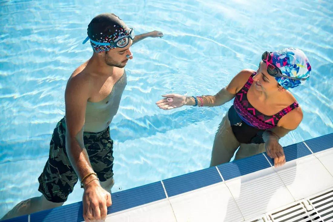 Floating Swimming Nose Clip, Grey, No Color, large image number 5