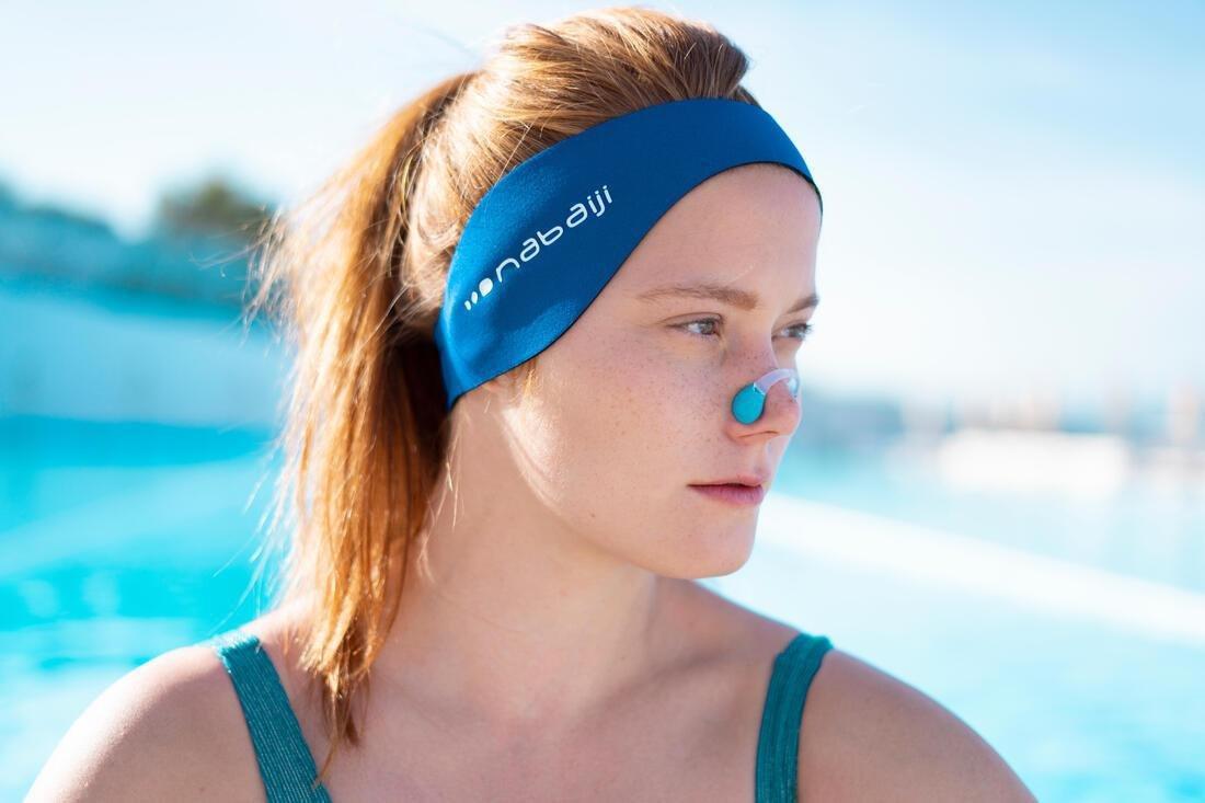 Floating Swimming Nose Clip, Beige, No Color, large image number 6