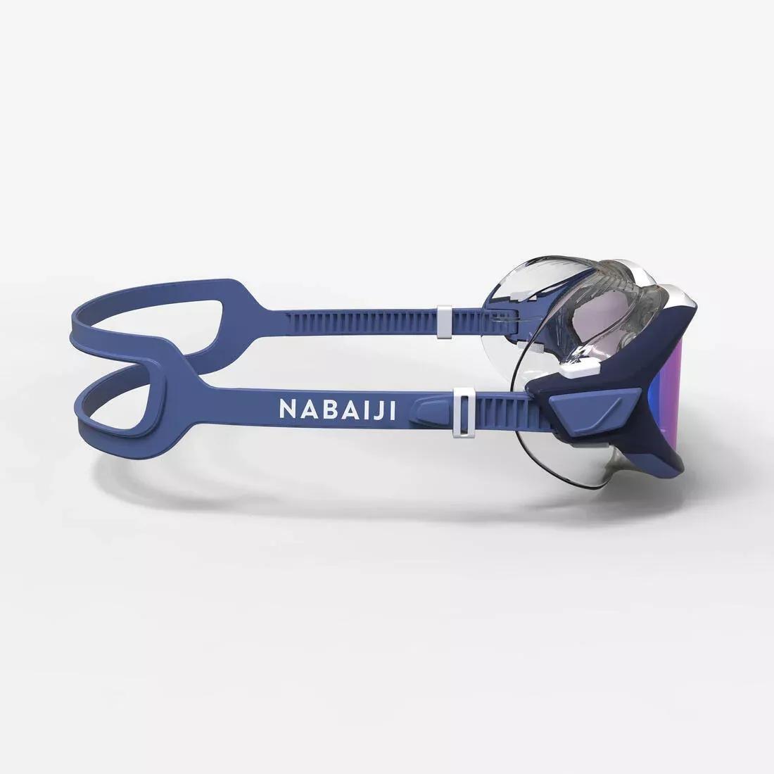 DEFAULT Swimming pool mask ACTIVE - Mirror lenses - Small size - Blue white, No Color, large image number 5