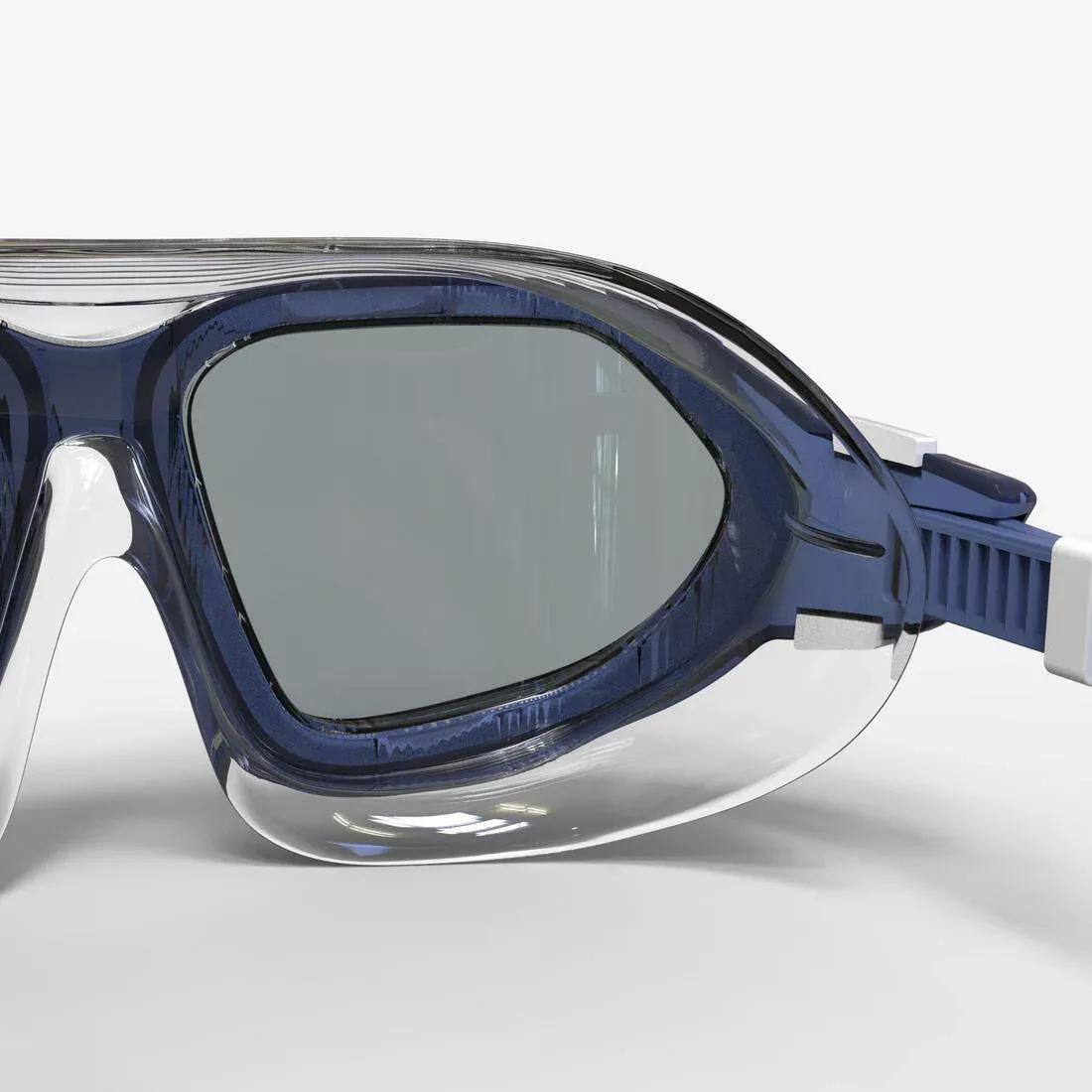 DEFAULT Swimming pool mask ACTIVE - Mirror lenses - Small size - Blue white, No Color, large image number 11