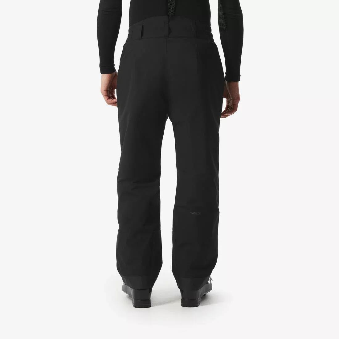 SMOKED BLACK Men's warm and comfortable ski trousers, SNB 100-black, , large image number 1