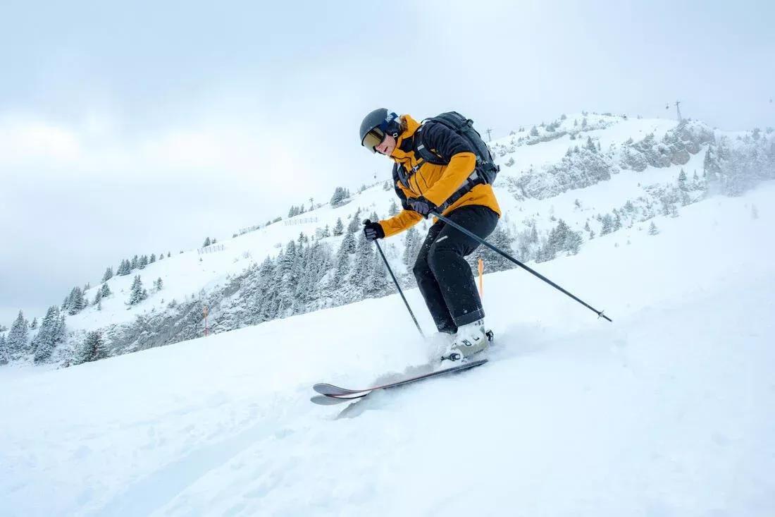 SMOKED BLACK Men's warm and comfortable ski trousers, SNB 100-black, No Color, large image number 7