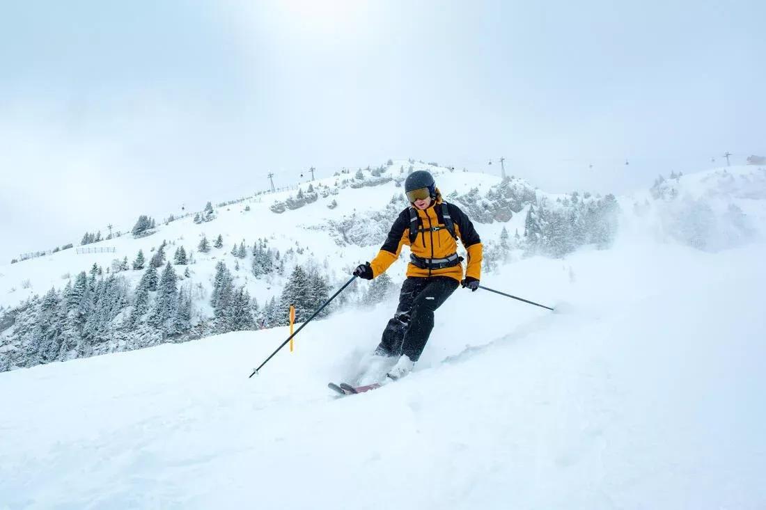 SMOKED BLACK Men's warm and comfortable ski trousers, SNB 100-black, No Color, large image number 8