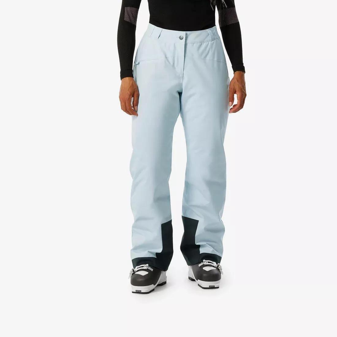 Women's Warm Snowboard Trousers, Delicate Blue, , medium