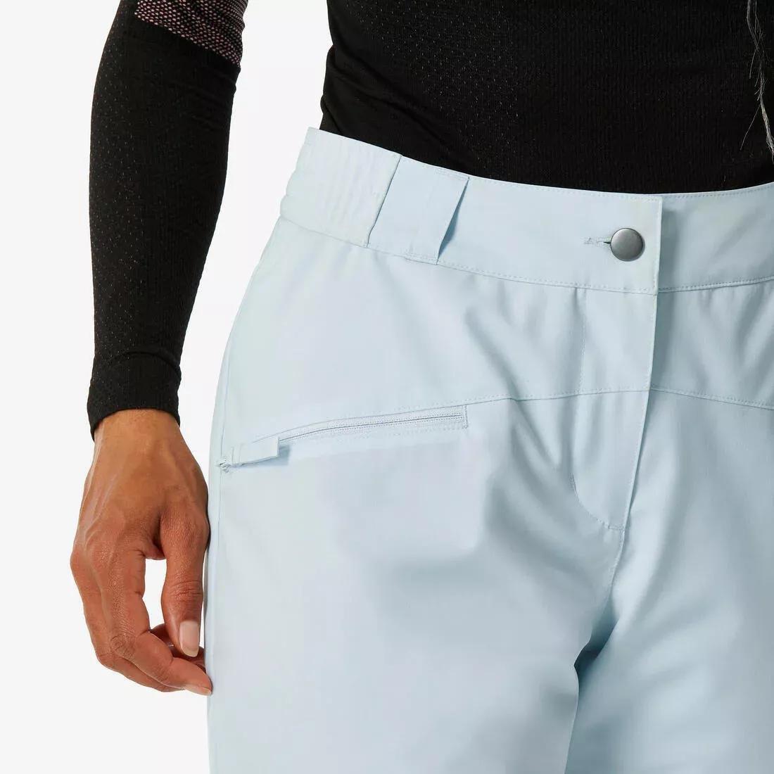 Women's Warm Snowboard Trousers, Delicate Blue, , large image number 5