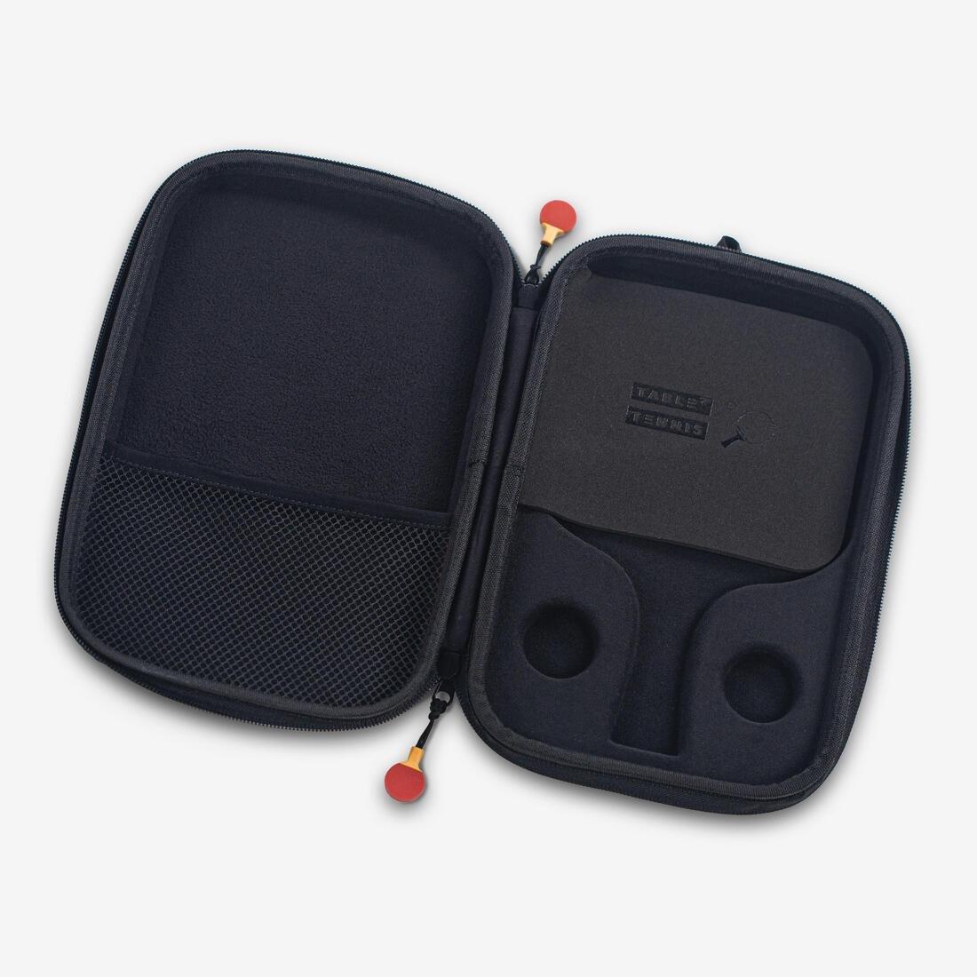 Case for Table Tennis Bats, Rubbers and Balls TTC 900 Pro, Navy, No Color, medium