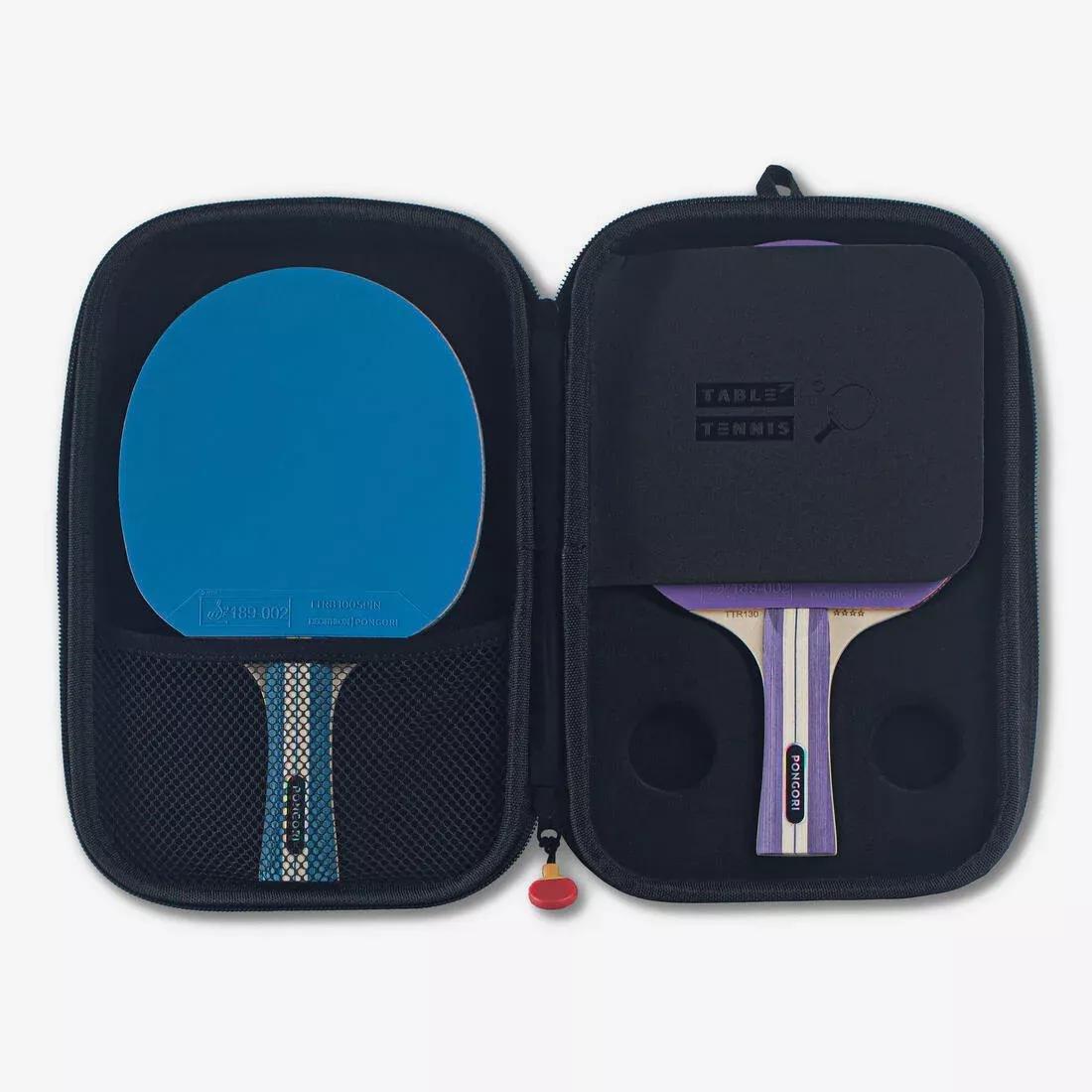 Case for Table Tennis Bats, Rubbers and Balls TTC 900 Pro, Navy, No Color, medium