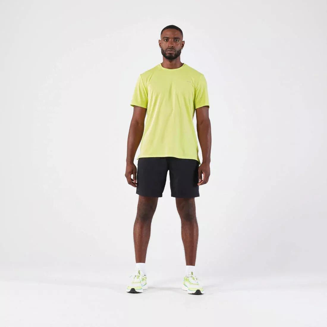 Men Running Breathable T-Shirt - Run 500 Dry, Green, , large image number 4