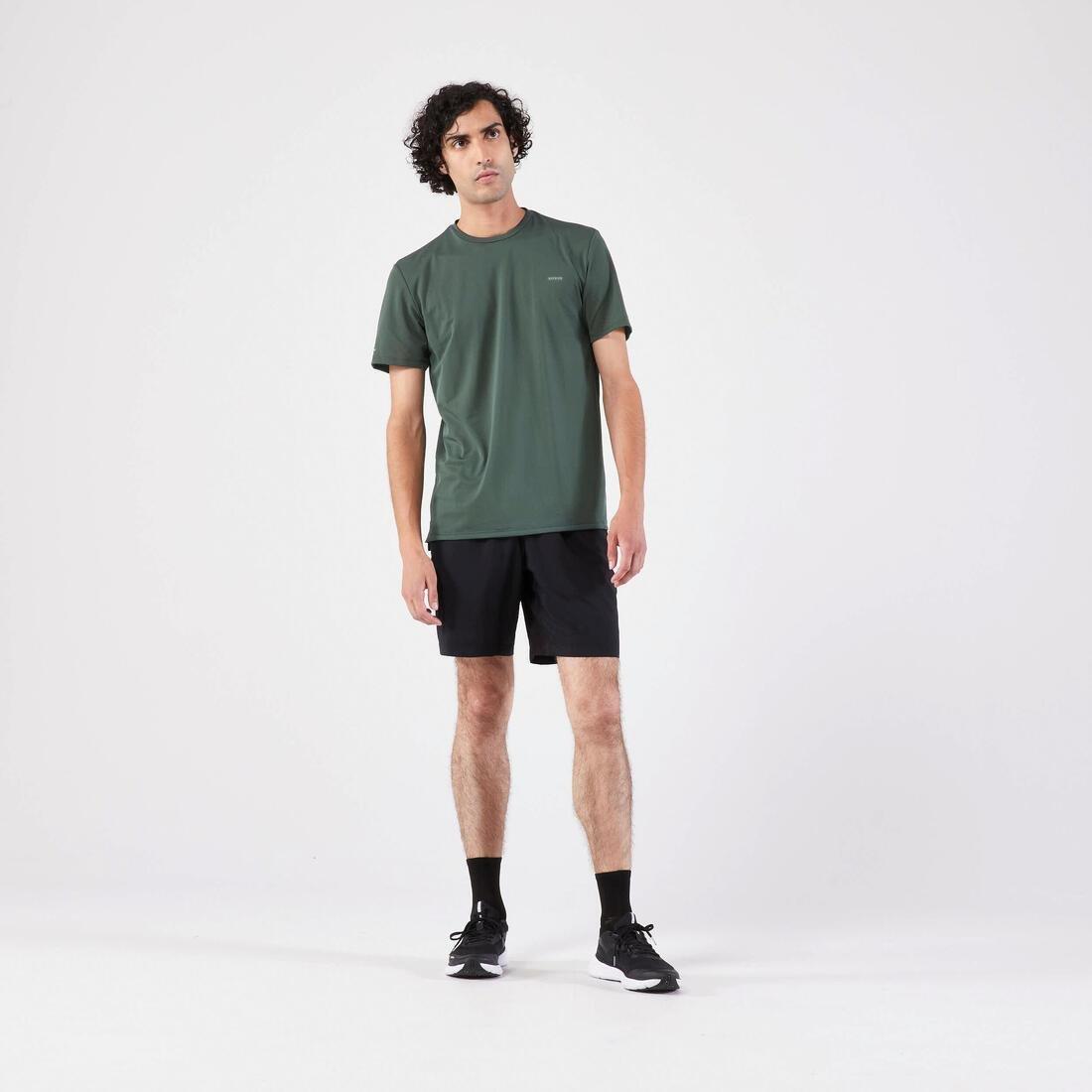 Men Running Breathable T-Shirt - Run 500 Dry, Green, , large image number 13