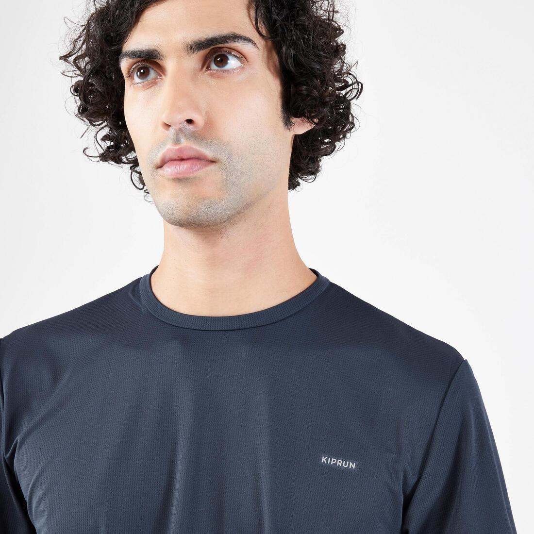 DEFAULT Men's Running Breathable T-shirt KIPRUN Run 500 Dry-yellow lemon, No Color, large image number 3