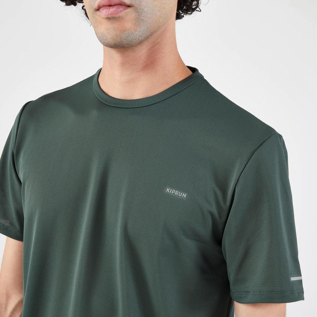 DEFAULT Men's Running Breathable T-shirt KIPRUN Run 500 Dry-yellow lemon, , large image number 4