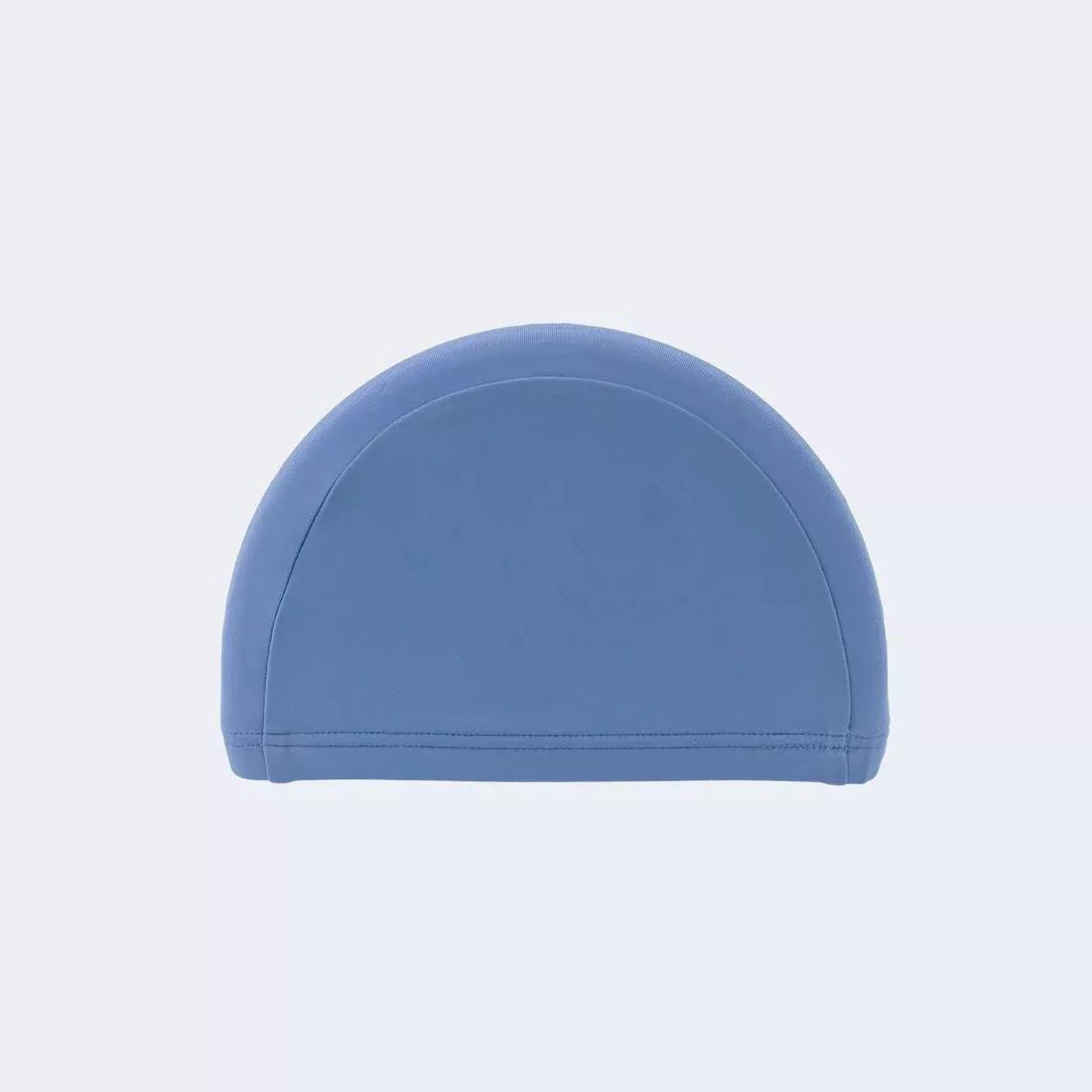 Kids Unisex Mesh Swimming Cap - Plain Fabric - Size S, Blue, No Color, large image number 9