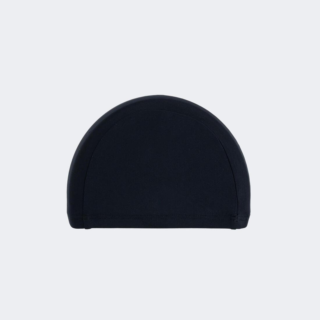 Kids Unisex Mesh Swimming Cap - Plain Fabric - Size S, Black, No Color, large image number 9