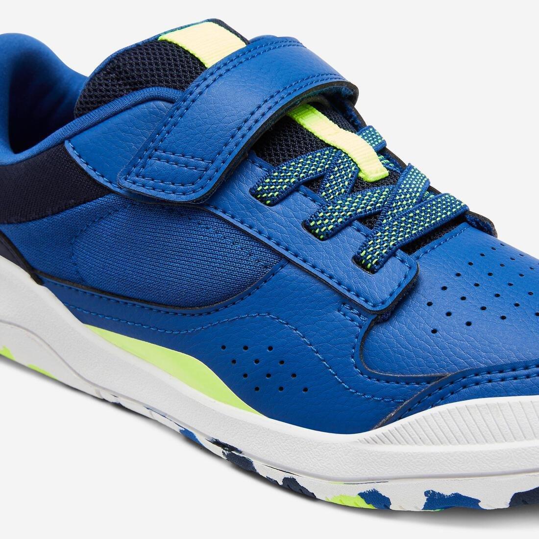 Kids Unisex Hard-Wearing Multisport Shoes Playventure Yard, Blue, No Color, large image number 3