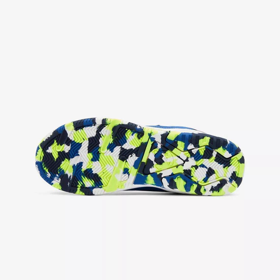 Kids Unisex Hard-Wearing Multisport Shoes Playventure Yard, Blue, No Color, large image number 5