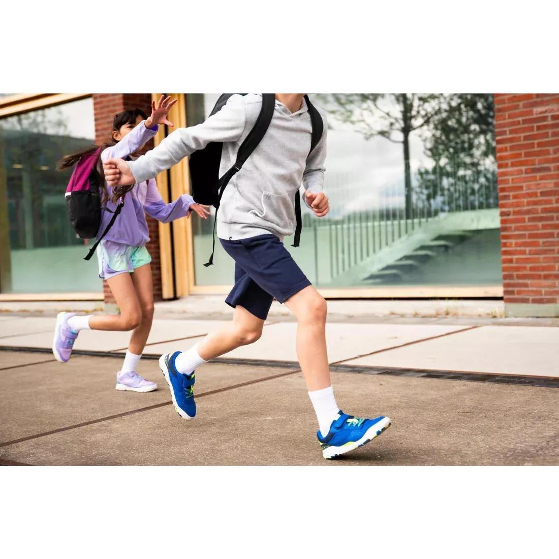 Kids Unisex Hard-Wearing Multisport Shoes Playventure Yard, Blue, No Color, large image number 10