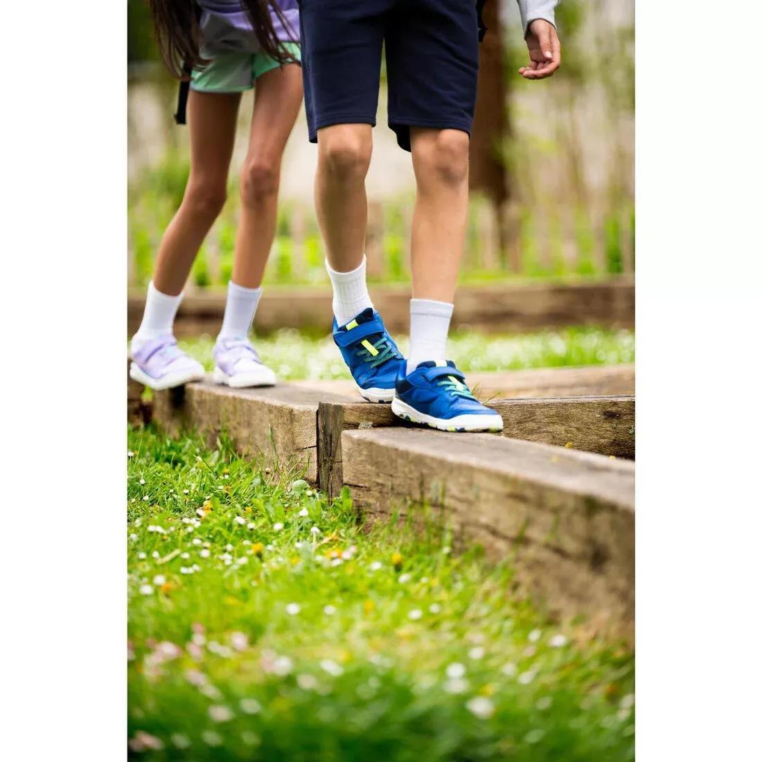 Kids Unisex Hard-Wearing Multisport Shoes Playventure Yard, Blue, No Color, large image number 11