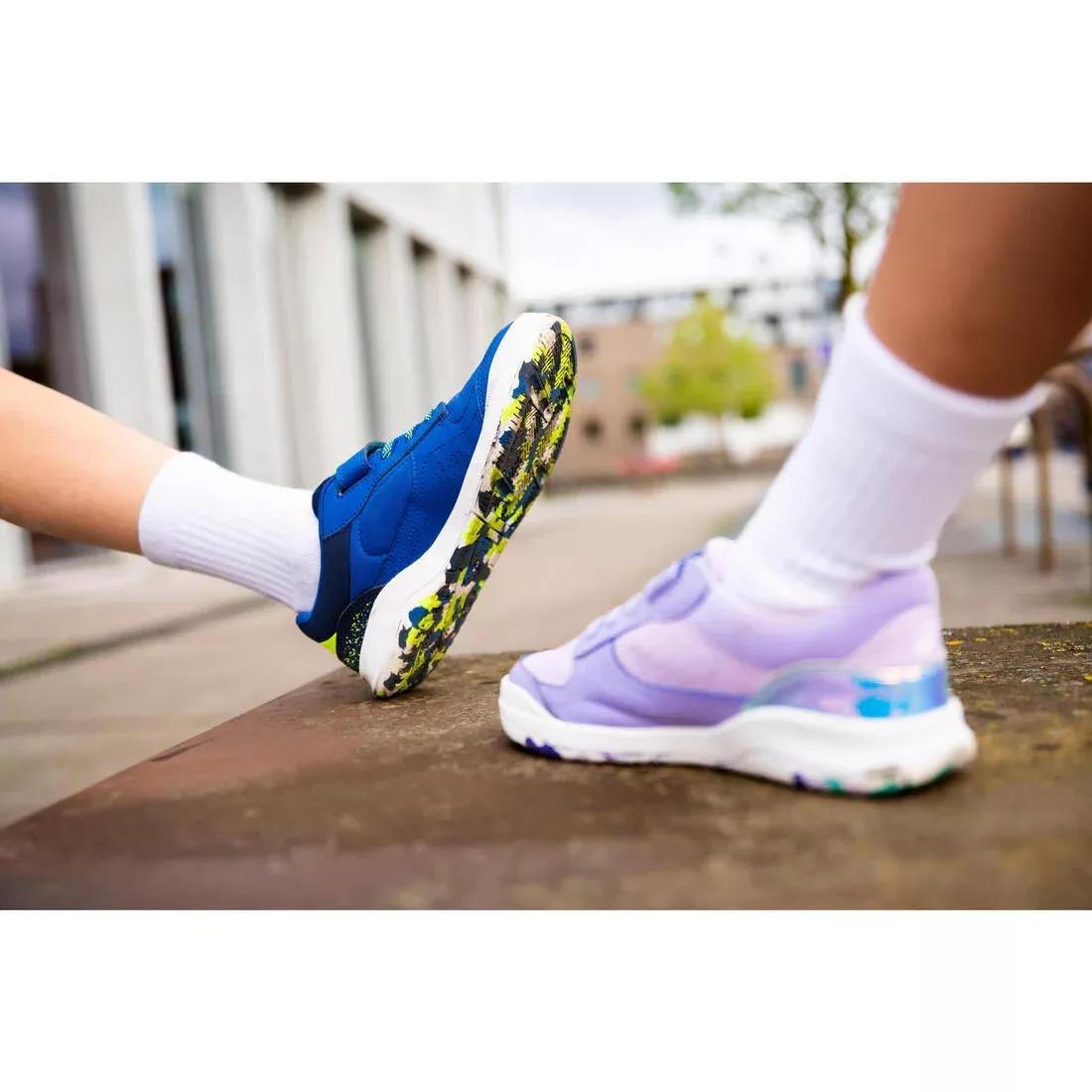 Kids Unisex Hard-Wearing Multisport Shoes Playventure Yard, Blue, No Color, large image number 12