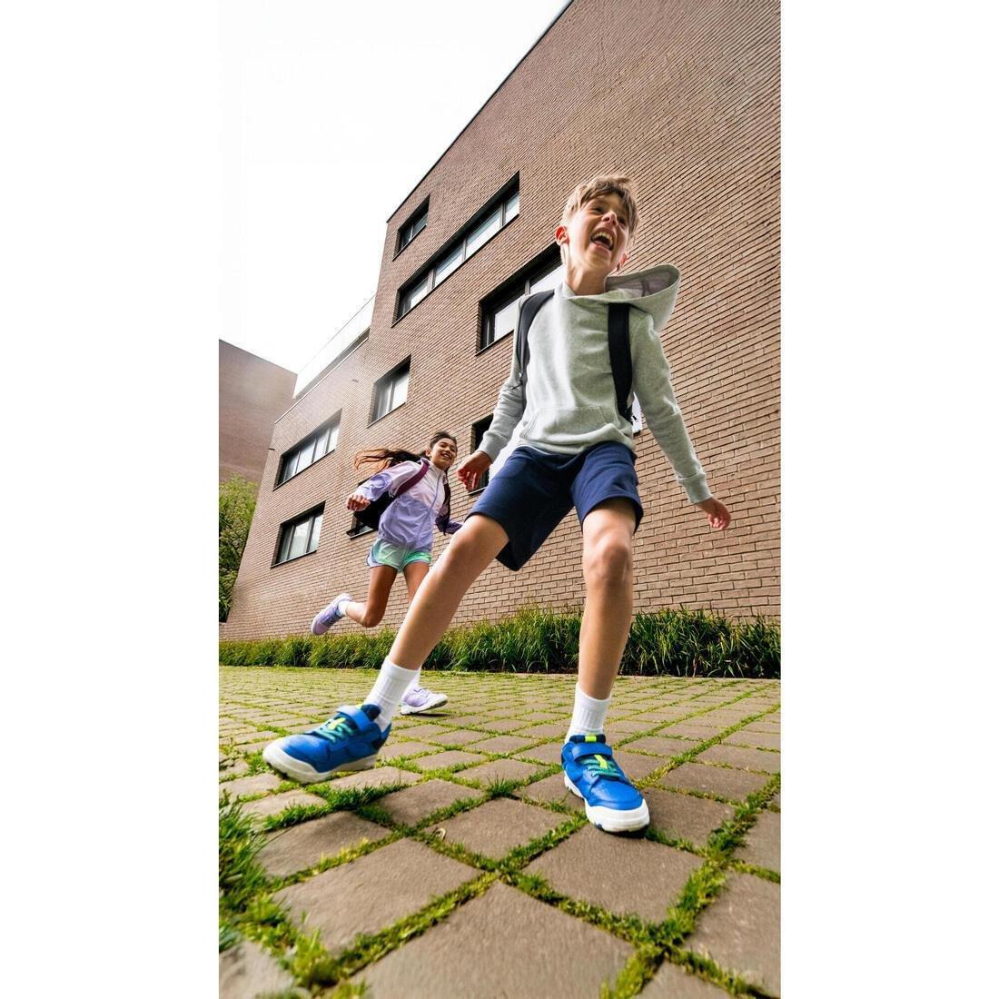 Kids Unisex Hard-Wearing Multisport Shoes Playventure Yard, Blue, No Color, large image number 14