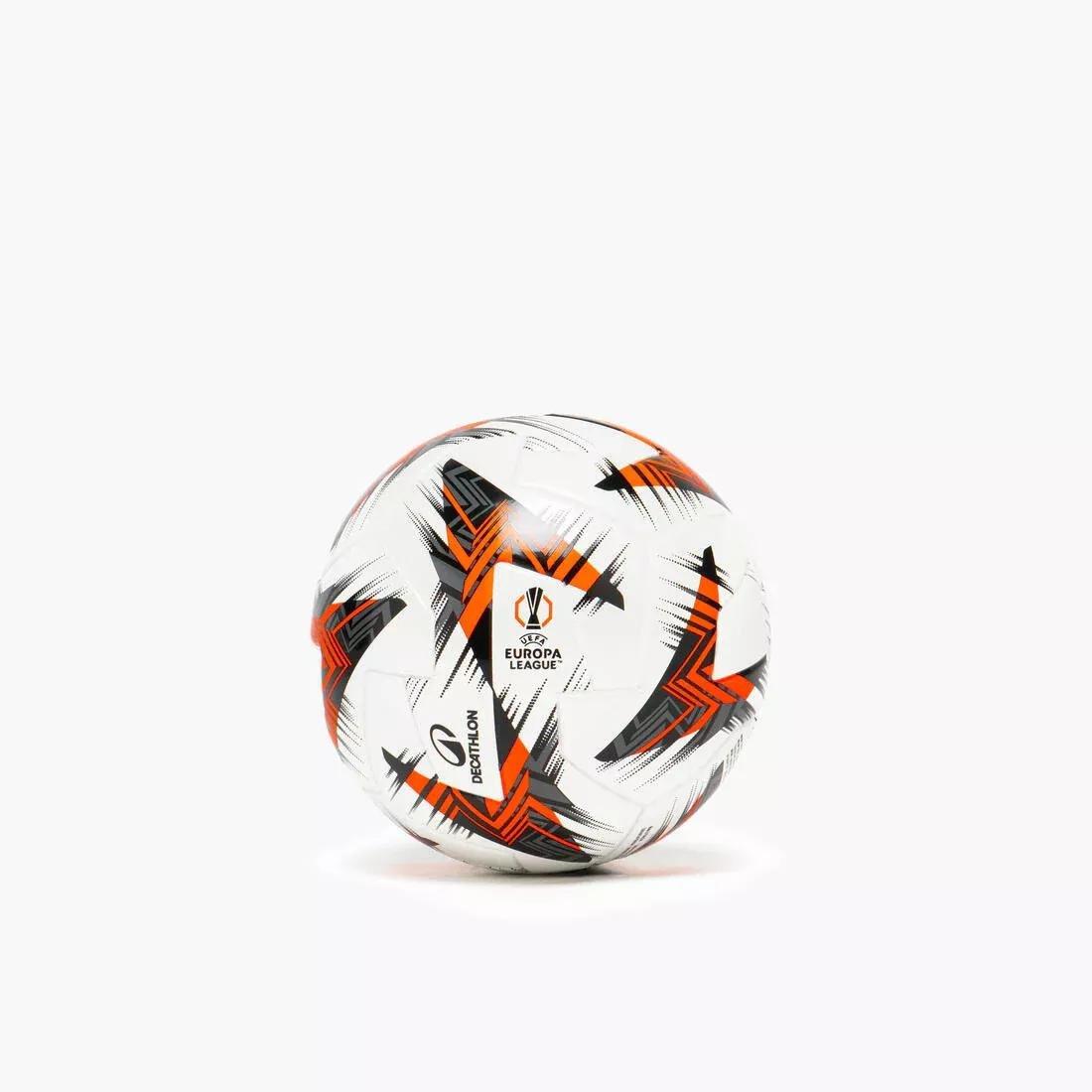 Official UEFA Europa League Mini Replica Football 2024 2025 Size 1, White, No Color, medium