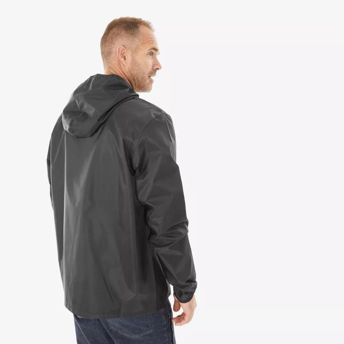 BLACK Men's Waterproof Jacket Black - Raincut, No Color, large image number 2