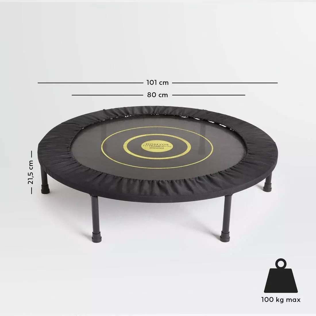 DEFAULT Cardio Fitness Trampoline Fit Trampo 100, No Color, large image number 3