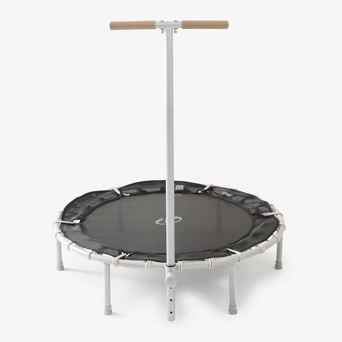 Fitness Trampoline Fit Trampo - 500 With Front Bar, Black/Yellow, No Color, large image number 0