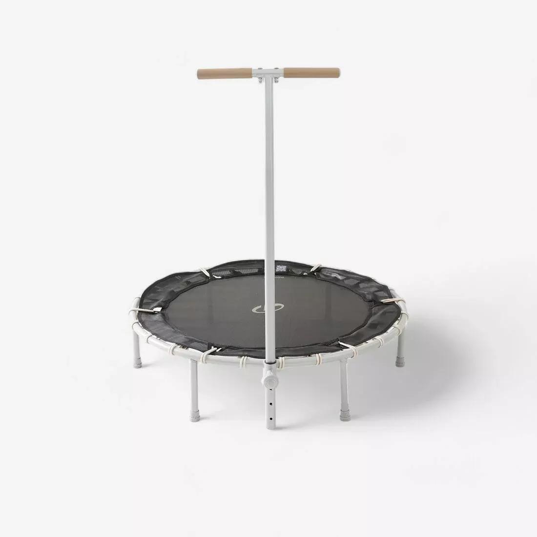Fitness Trampoline Fit Trampo - 500 With Front Bar, Black/Yellow, No Color, medium