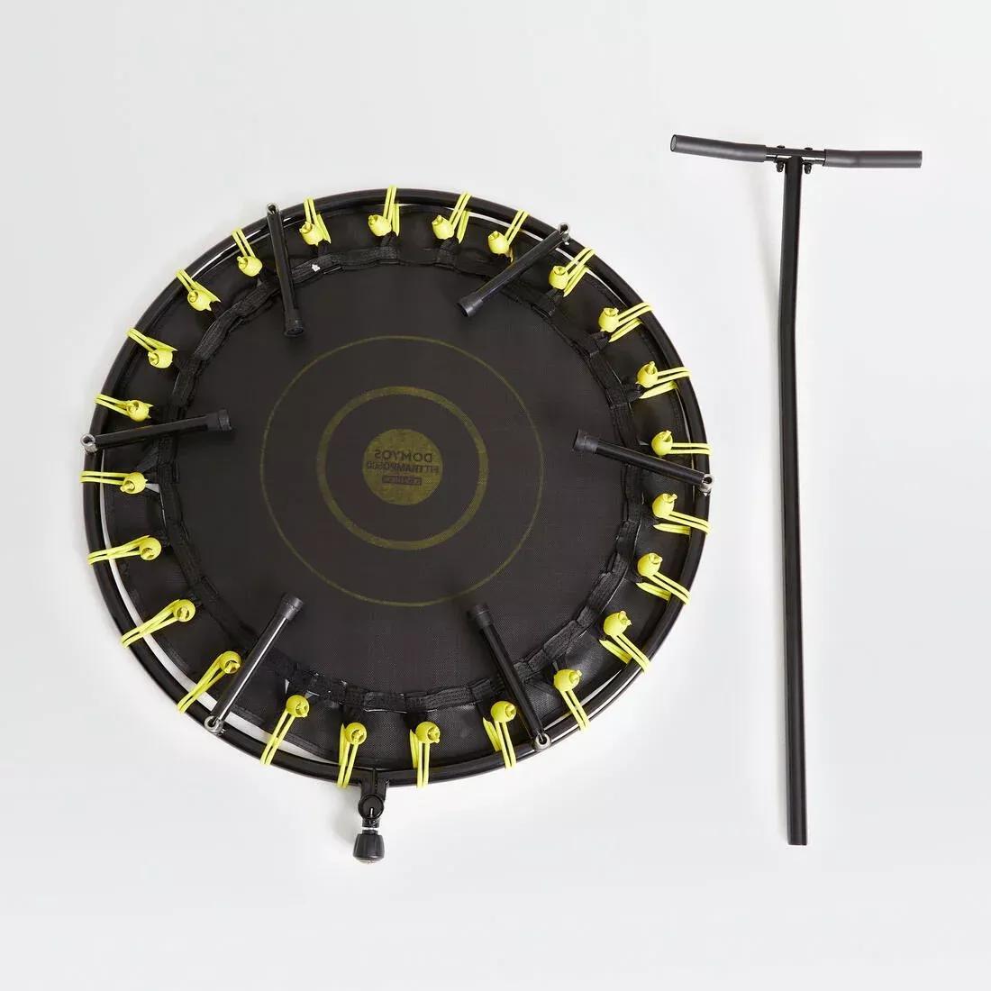 Fitness Trampoline Fit Trampo - 500 With Front Bar, Black/Yellow, No Color, large image number 5