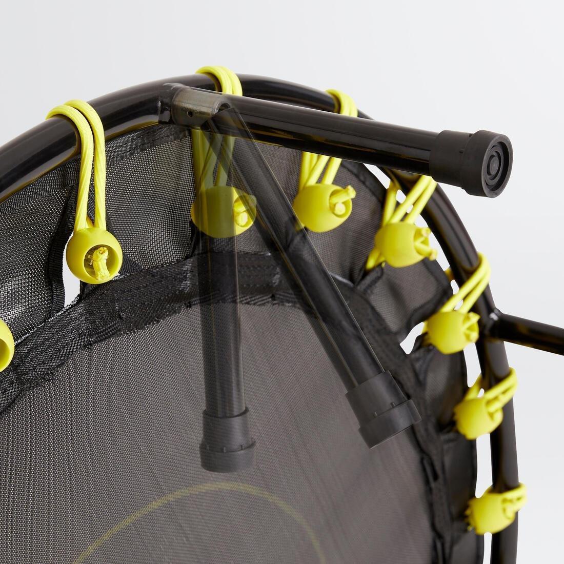 Fitness Trampoline Fit Trampo - 500 With Front Bar, Black/Yellow, No Color, large image number 6