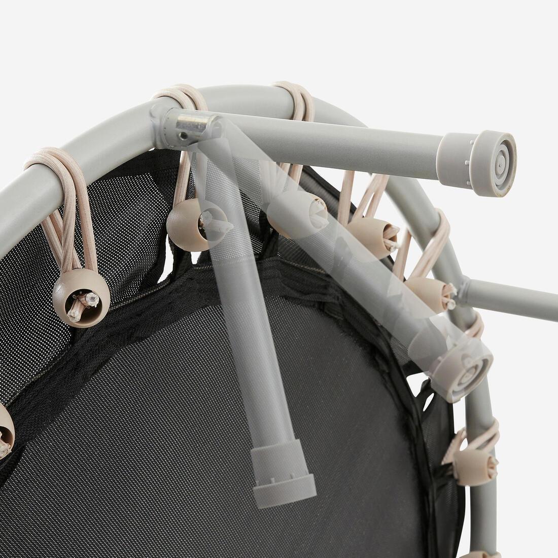 Fitness Trampoline Fit Trampo - 500 With Front Bar, Black/Yellow, No Color, large image number 13