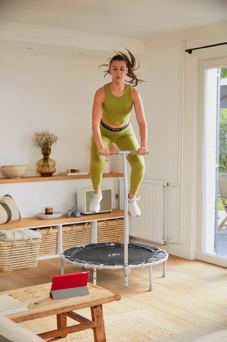 Fitness Trampoline Fit Trampo - 500 With Front Bar, Black/Yellow, No Color, large image number 14