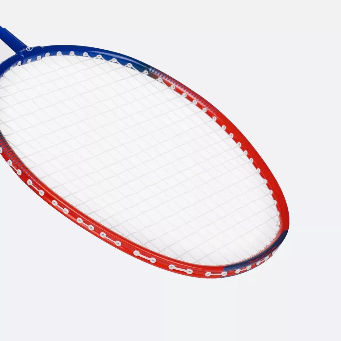 Kids Unisex Badminton Racket - 90G Aluminium - BR100, Blue/Red, No Color, large image number 8