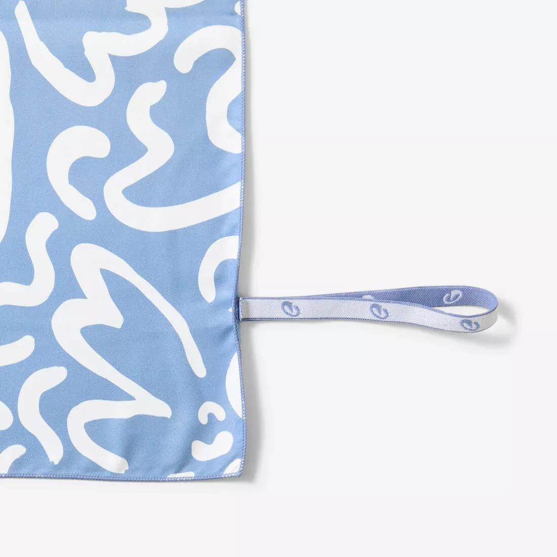 Microfibre Swimming Towel Size XL 110 x 175 cm - Print, No Color, large image number 4