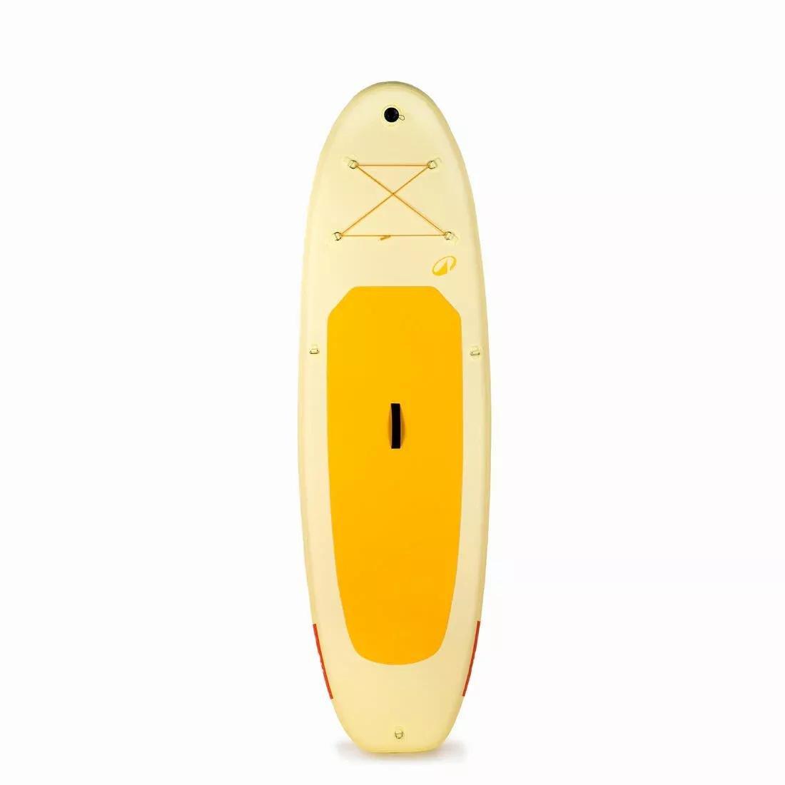 Inflatable Stand-Up Paddleboard Pack 9'6 - 1 Person (Up To 80 Kg) - 100, Yellow, No Color, large image number 10