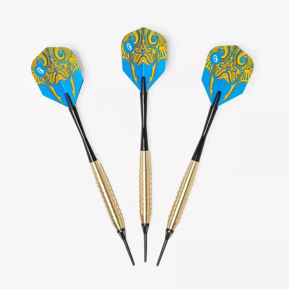 S500 Soft Tip Darts - Tri-Pack, No Color, medium