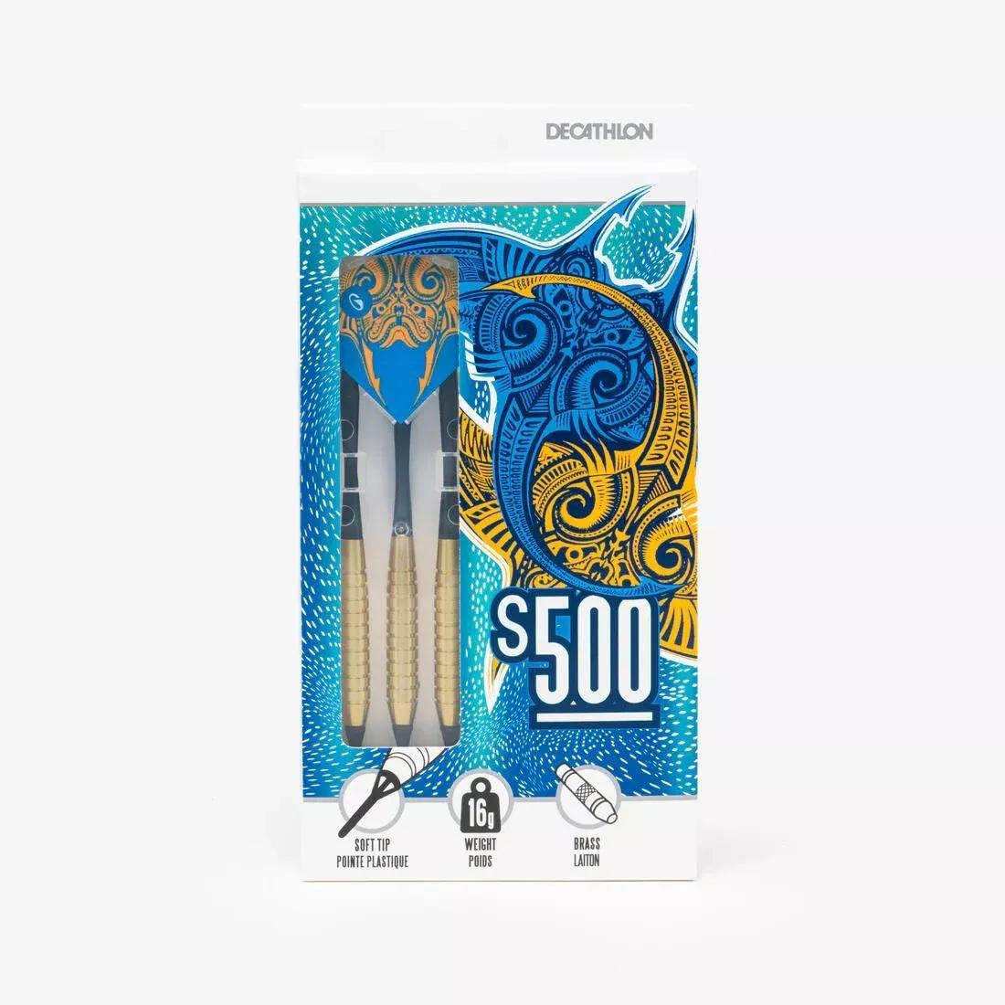 S500 Soft Tip Darts - Tri-Pack, No Color, large image number 1