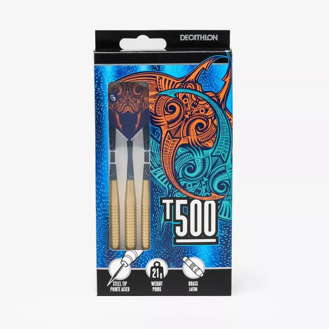 Steel-Tipped Darts - T500 Tri-Pack, No Color, large image number 1