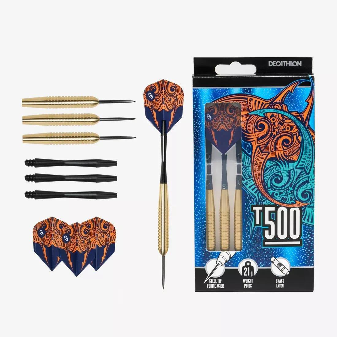 Steel-Tipped Darts - T500 Tri-Pack, No Color, large image number 5
