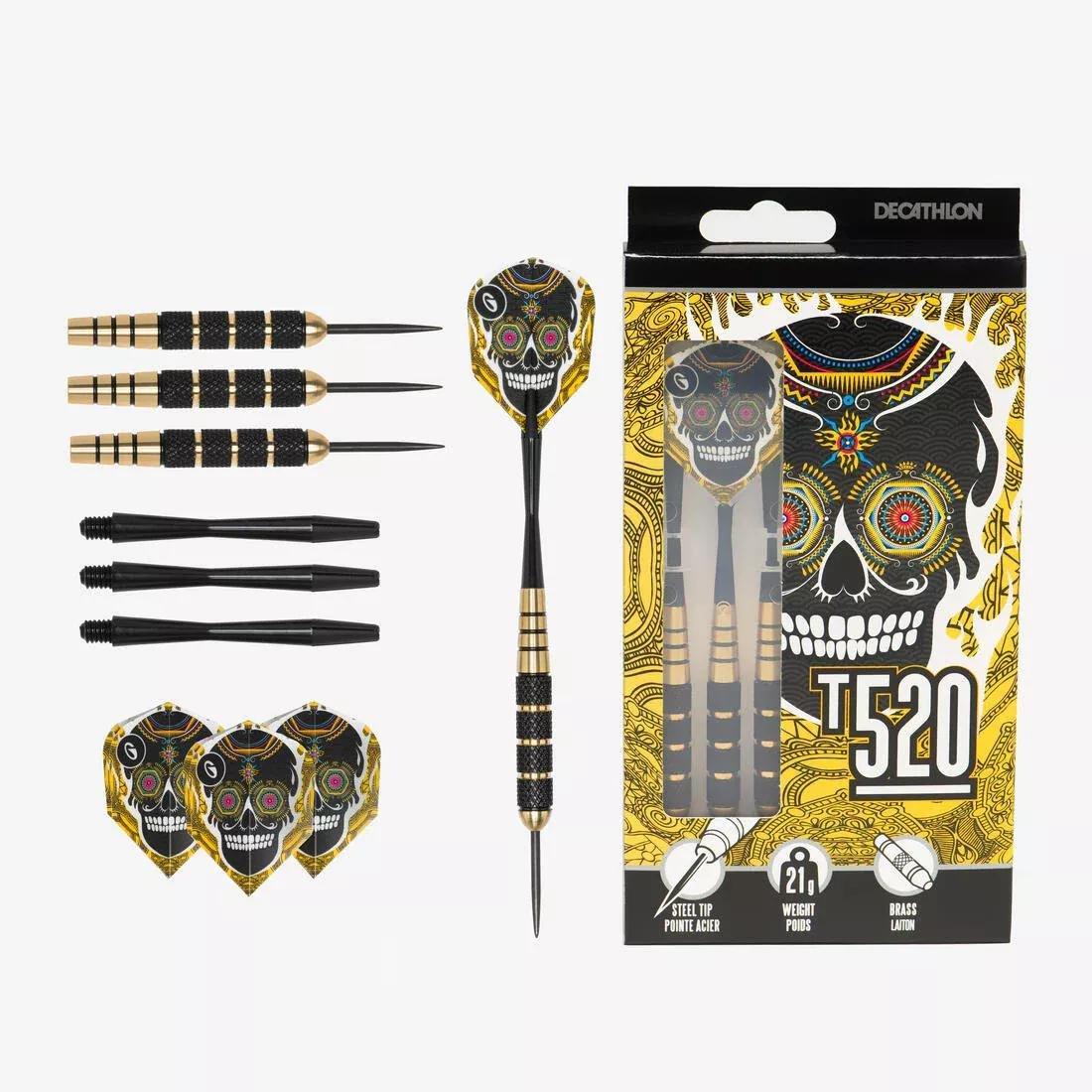 DEFAULT T520 Steel-Tipped Darts Tri-Pack, No Color, large image number 8