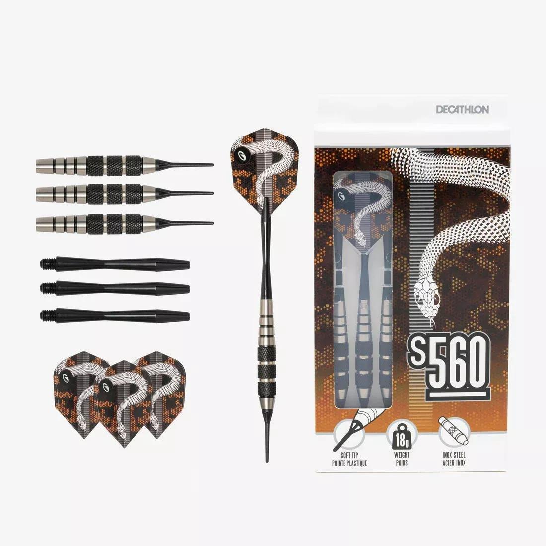S560 Soft Tip Darts Tri-Pack, No Color, large image number 5