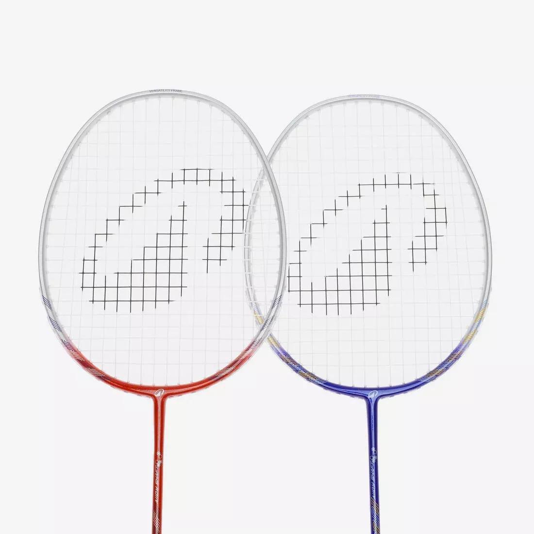 Adults Badminton Racket - Br 190 Set Partner, Blue/Red, No Color, medium