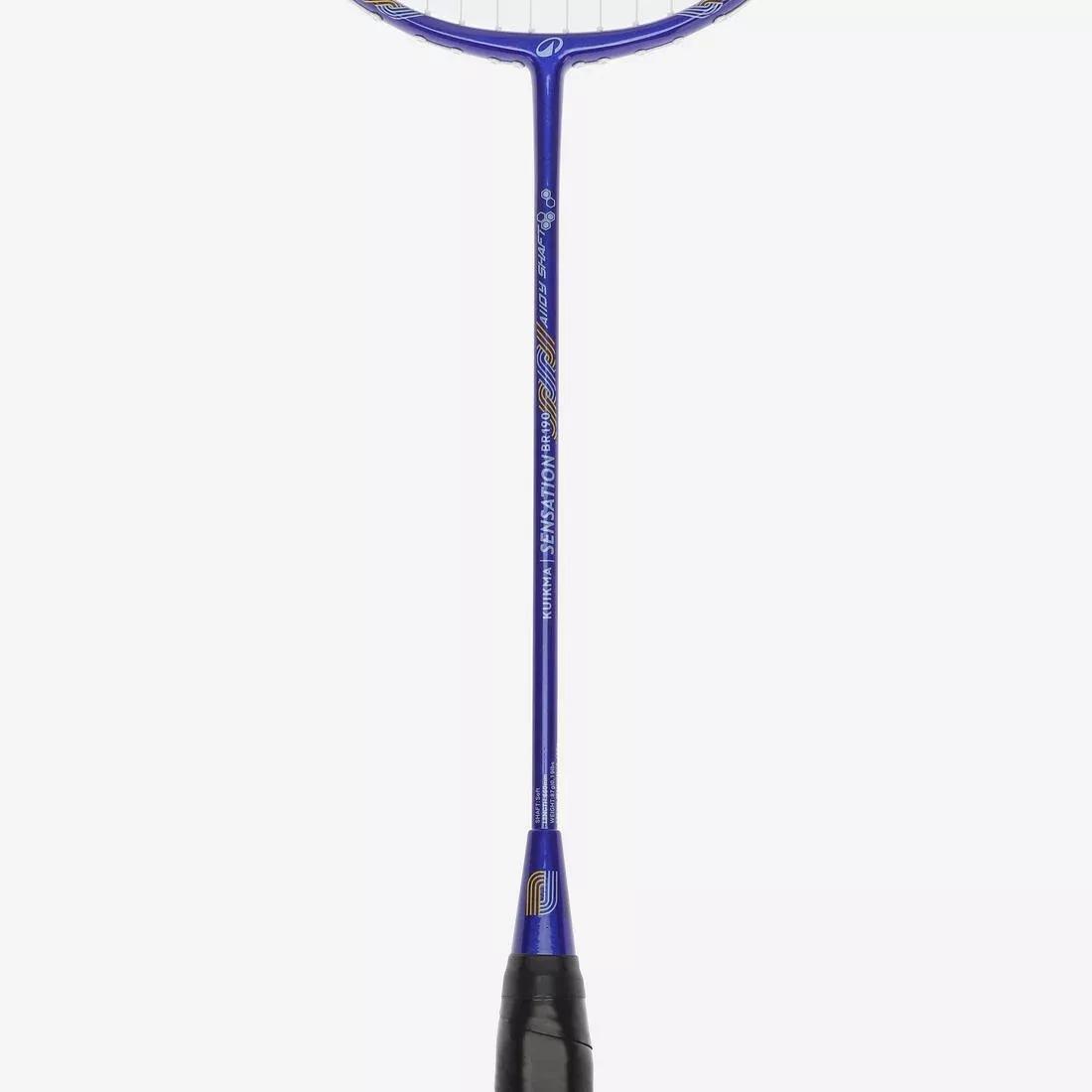 Adults Badminton Racket - Br 190 Set Partner, Blue/Red, No Color, large image number 4